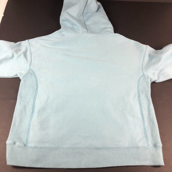 Y2K Champion Reverse Weave Sweatshirt Men Small Light Blue Faded Pullover Hoodie - Picture 11 of 15